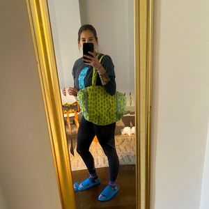 Vera Bradley weekender bag - light green